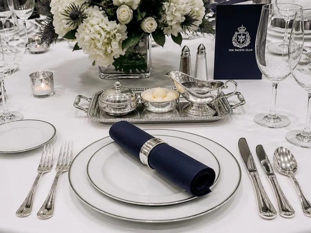 Dinnerware, glassware and serving tray rentals in Jacksonville