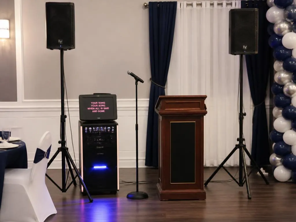 Karaoke machine, speaker and podium rentals in Jacksonville
