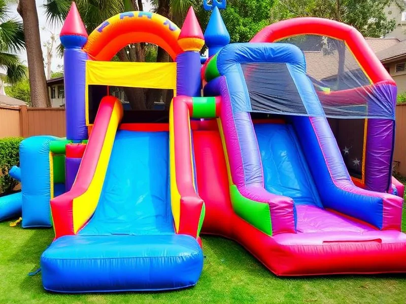 Inflatable bounce house rental